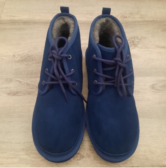 UGG Men's Navy Neumel Boots - Picture 2 of 7